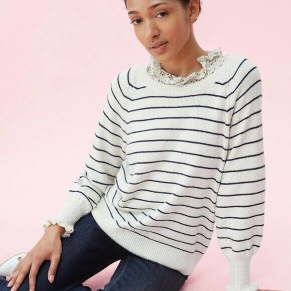Rebecca Taylor Sweaters - REBECCA TAYLOR Stripe Pullover Sweater